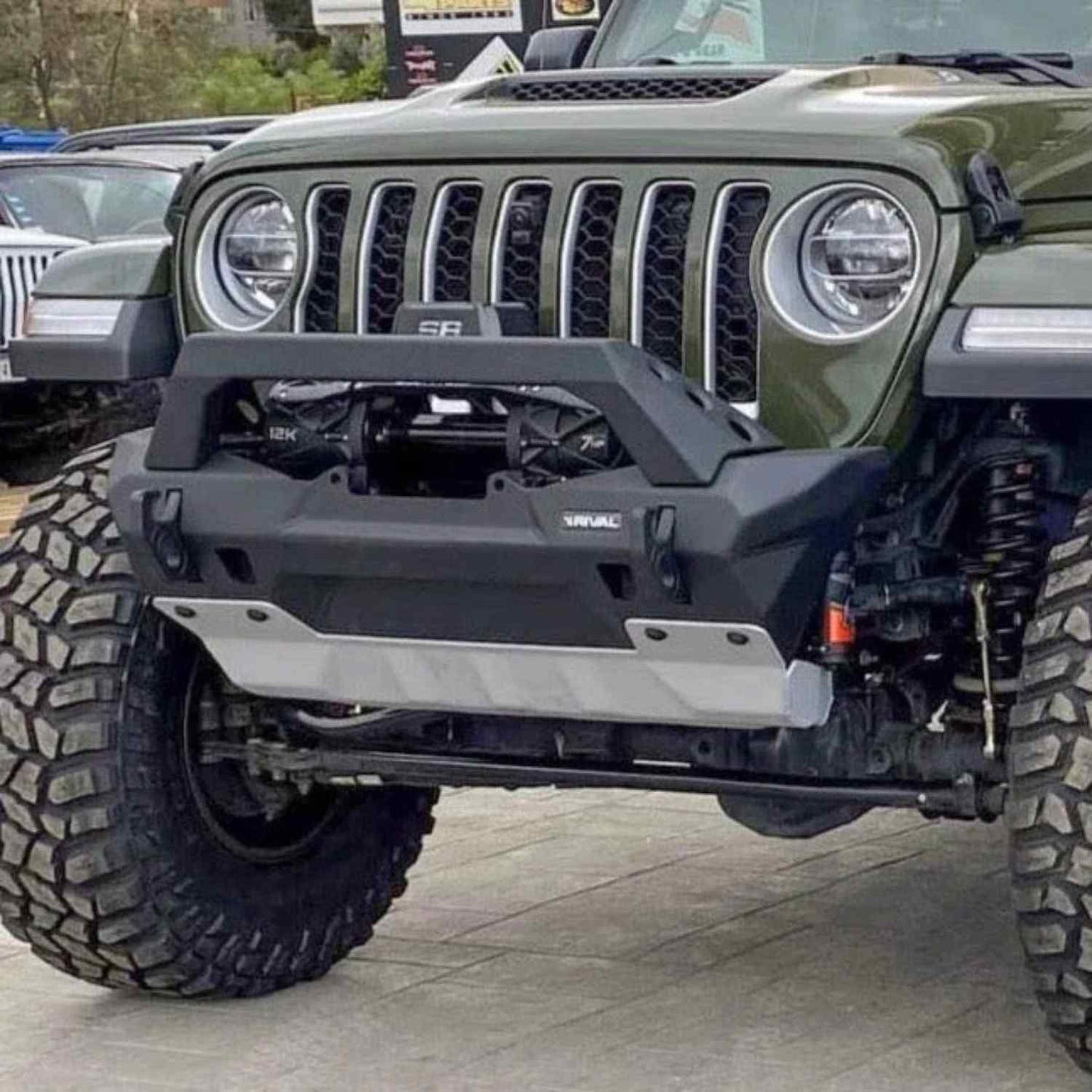RIVAL Aluminum Front Bumper For Jeep Wrangler JL JK & Gladiator - 2D.2702.3-NL