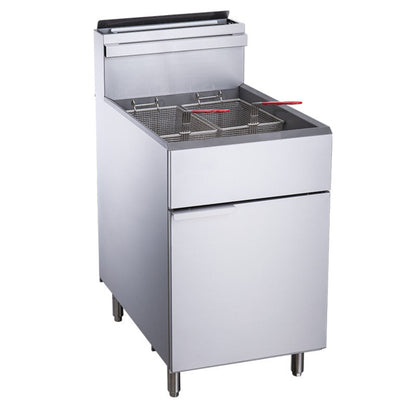 Chef AAA - TCF5-LPG Commercial 70lbs Liquid Propane Gas Fryer with 5 Tube Burners - TCF5-LPG